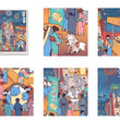Load image into Gallery viewer, Summer Festival' Giclee Print in Wooden frame- Jed Henry