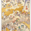 Load image into Gallery viewer, Rickshaw Rush' Gold Foil Print in black frame - Jed Henry