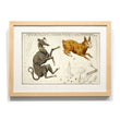 Load image into Gallery viewer, Astronomy engravings in hardwood Frame